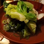 食堂 あいそ - ハマグリ出汁の春キャベツ