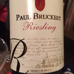 カナイユ - アルザスのリースリング　案外ミネラル感があって美味しかった