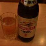麺処 龍 - ビール中瓶
