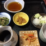 そば処 やまもと - お蕎麦のセットです。