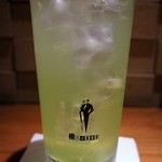 焼鳥・元気 - 生ビールの次は、チューハイのライム４５０円にしましたよ。 チューハイは、ライムが大好きなんですよね。 ん～、最高、美味しいですよ。
