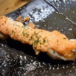 焼鳥・元気 - これは、明太子好きには、たまらない１品ですよ。 最後に、これを持ってくるとは、流石ですね。