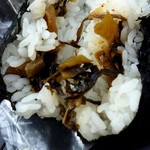 お米の丸和 - おにぎり(高菜)145円