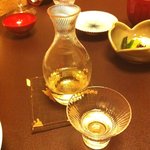 Ningyouchou Imahan - 今半特製の日本酒　　古酒の風味があります。