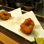 新ばし 久 - 白子フライ
