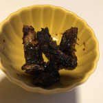 うな錦 - 半助  ビール付サービス♡少し食べたあと…