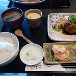和風ダイニング　二葉 - 「おひるごはん」メインはつくねハンバーグ