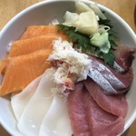 Tsukiji Hare no Hi Karuizawa Ten - おまかせ刺し盛丼（アップ１）
