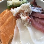 Tsukiji Hare no Hi Karuizawa Ten - おまかせ刺し盛丼（アップ２）