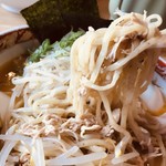 麺道夢幻 - 特製鶏二郎(こってり白湯)@1,150円の麺