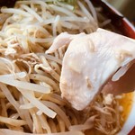 麺道夢幻 - 特製鶏二郎(こってり白湯)@1,150円の鶏ムネ肉チャーシュー