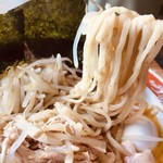 麺道夢幻 - 特製鶏二郎(こってり白湯)@1,150円の麺