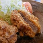 とんかつ華蓮 - 鹿児島黒豚ヒレカツセット