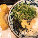 Marugame Seimen - とろろ醤油、いか天