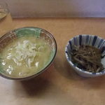 豆の木 - 寒ダラ汁＆ウドの油炒め