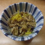 豆の木 - もってのほか（菊とナメコのお浸し）