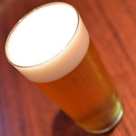 ビストロ フィッシュ - ４，０００円コースの『生ビール』２０１９年４月