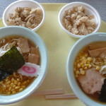 レストラン利根 - '19/05/02 ラーメンと鶏五目ごはんセット（税込800円）