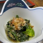 はらだ荘 - ほうれん草おひたし