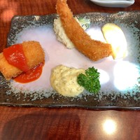 赤坂 津つ井 総本店 - フライ盛り合わせ