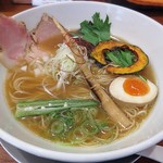 暁 製麺 - 【魚介だしらぁ麺】￥710