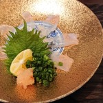 日本料理 まるやまかわなか - とらふぐの刺身