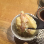 割烹一文 - ズワイガニの茶碗蒸しの中は！