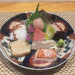 割烹一文 - お造りも、手が込んでいて