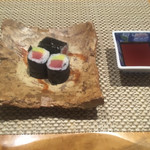 割烹一文 - まさかの巻物。ピリッとおいしい