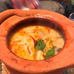 タイの食卓 クルン・サイアム×アティック× - トムカーガイ　このスープが絶品