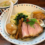 らー麺 あけどや - 淡麗塩つけ麺 〜鶏to貝 1000円