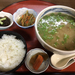 家庭料理 松竹 - ヤギ汁定食