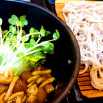 禅味 寿 - 山菜なめこ蕎麦