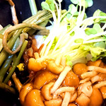 禅味 寿 - 山菜なめこ蕎麦