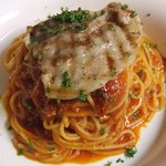 fino - プラチナポーク網焼きを乗せたアラビアータ