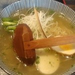 駄菓子屋 穴子拉麺 - 駄菓子屋 穴子拉麺　半穴子拉麺