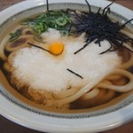 大力うどん - ・山かけうどん 340円 　+大盛り 80円