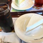 CAFE de CRIE - 北海道クリームチーズケーキ・アイスコーヒー