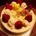 パティスリー ボン・アペティ  - イチゴの生クリームケーキ