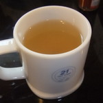 cafe21 - ミートドライカレーに付くスープ