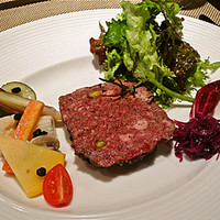 ルカンケ - 十勝産 蝦夷鹿のテリーヌと野菜のマリネ