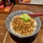 らーめん 鶏喰 - ピリ辛鶏そぼろご飯