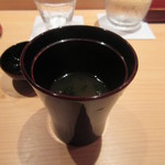 鮨 さかい - 味噌汁