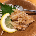 鳥吉 - サメの梅肉和え