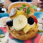 cafe sanaburi - オーガニックバニラビーンズ入りカスタードのシュー♡