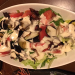 旬酔基じ - 揚げ茄子シーザーサラダ♬