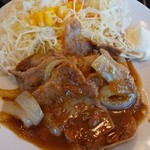 Matsuya - 豚肩しょうが焼き定食 