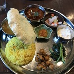 イエティキッチン - ラムのティハールプレート（1,380円）