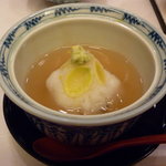 山玄茶 - 蓋をあけると～かぶら蒸し、くもこ入り