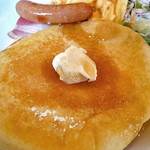 ガスト - パンケーキ＆スクランブルエッグセット